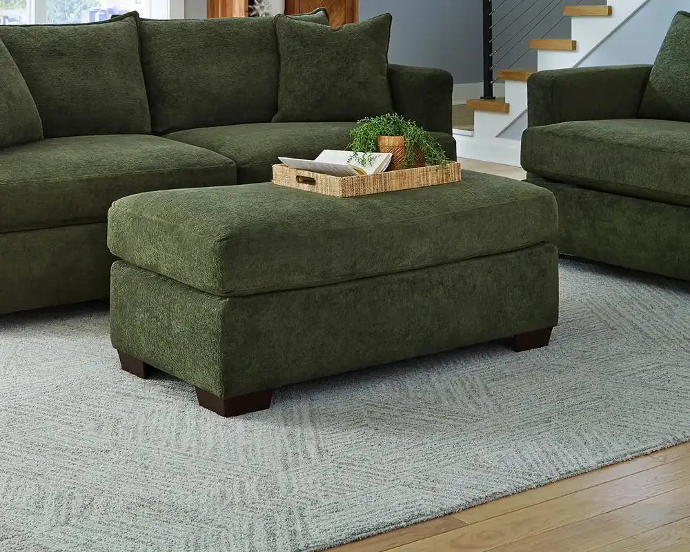Peak Living 5300 Collection Ottoman in Patagonia Moss