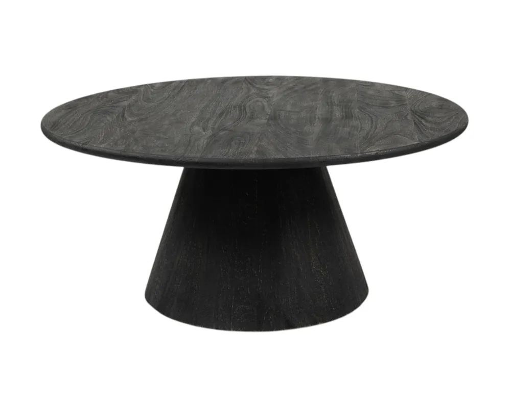 Hooker Furniture Commerce & Market Round Coffee Table in Black