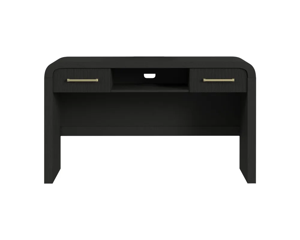 Elements Int'l Ridgemont 2-Drawer Vanity in Black