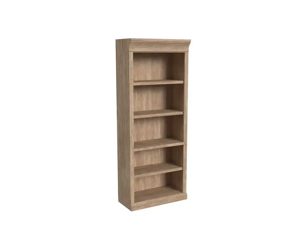 Martin Furniture Willow Lane Open Bookcase in Natural Oak