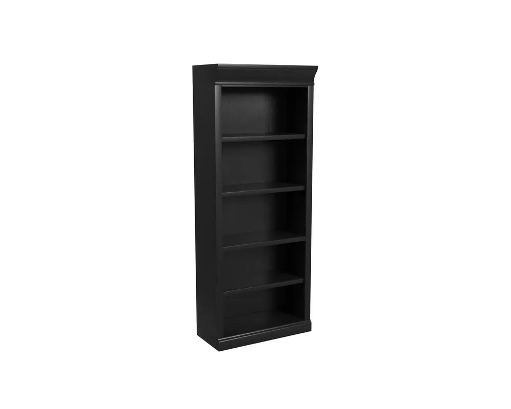 Martin Furniture Willow Lane Open Bookcase in Ebony Black