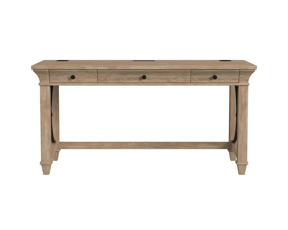 Martin Furniture Willow Lane Writing Desk in Natural Oak