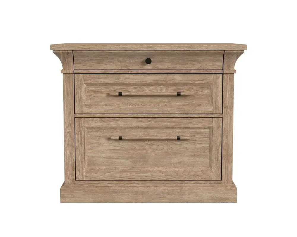 Martin Furniture Willow Lane Lateral File Cabinet in Natural Oak