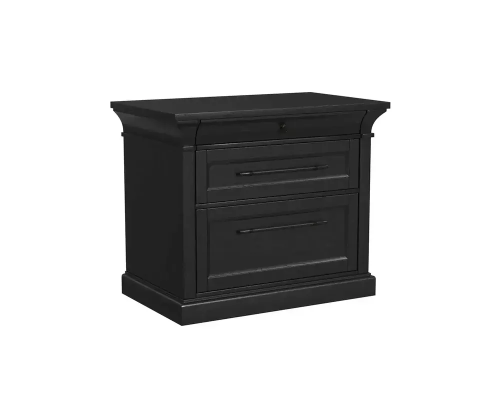 Martin Furniture Willow Lane Lateral File in Ebony Black