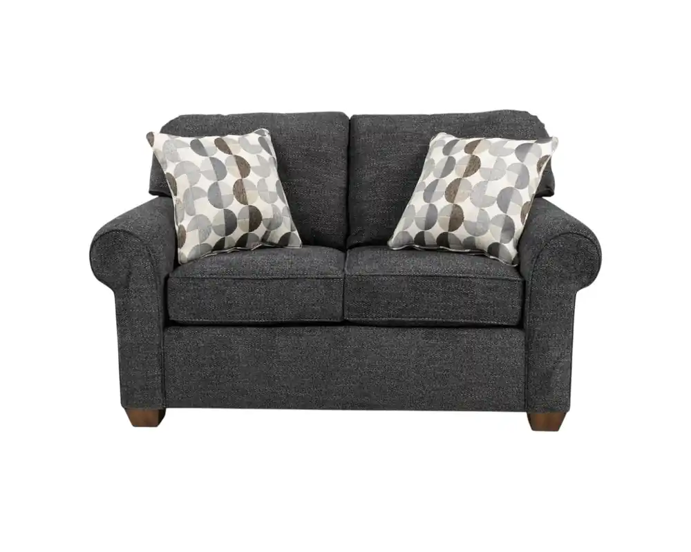 Flexsteel Thornton Loveseat in Pepper Gray