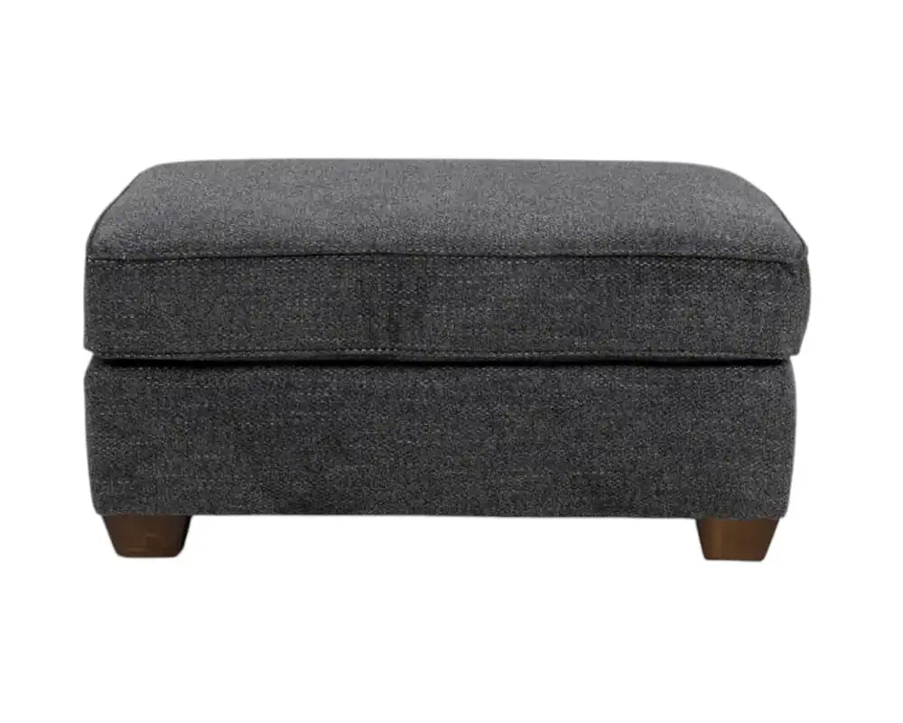 Flexsteel Thornton Cocktail Ottoman in Pepper Gray