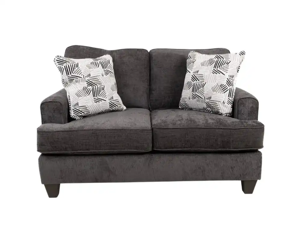 Fusion 3012 Collection Loveseat in Dusk Wowza