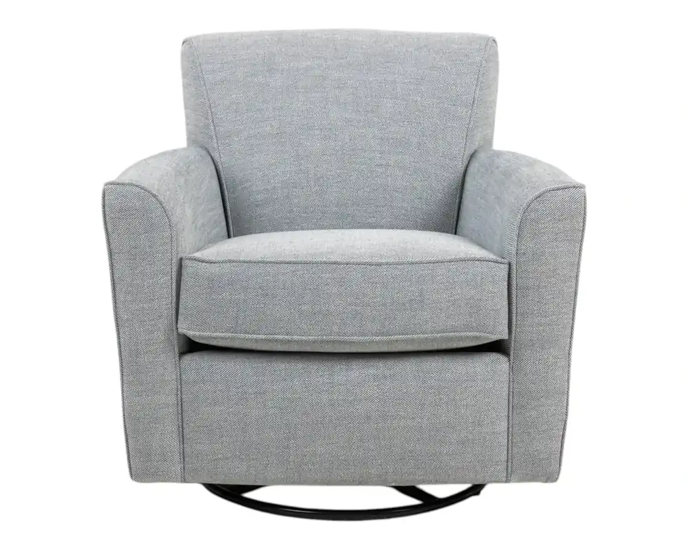 Flexsteel Kingman Swivel Glider Chair in Slate Blue