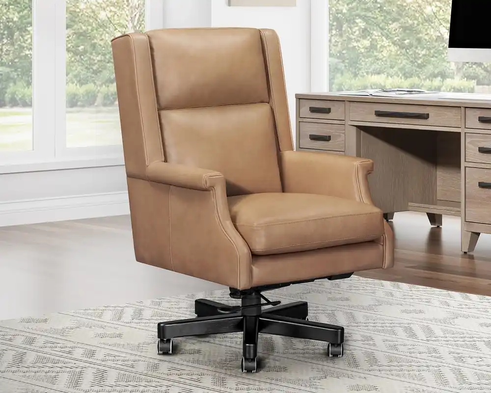 Parker House Leather Office Chair in Clay