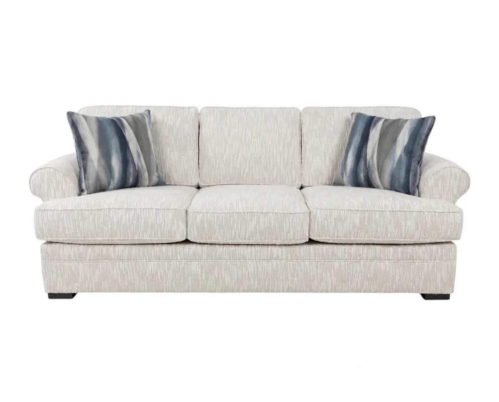 Jonathan Louis Choices Hermes Sofa in Mesa Snow