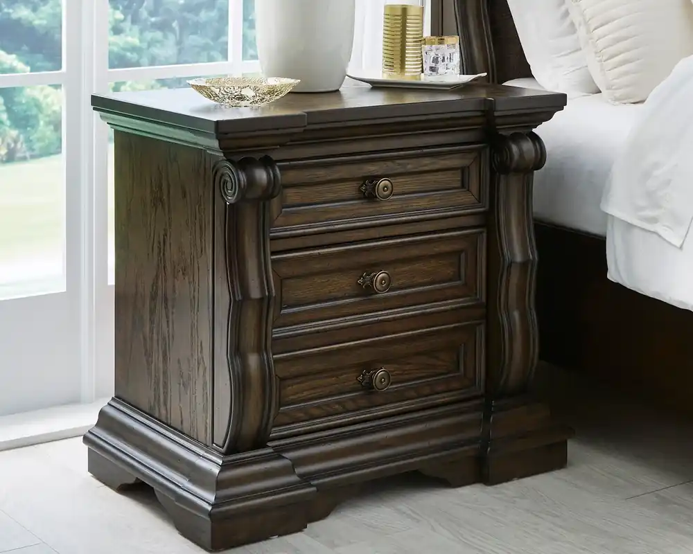 Ashley Maylee 2-Drawer Nightstand with Charging Station