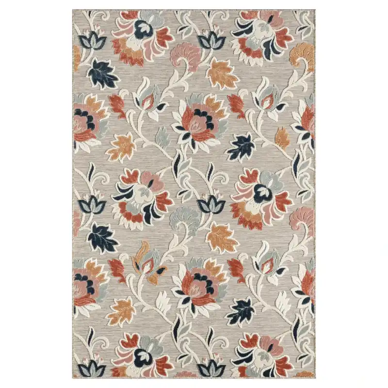 LR Home Veranda Outdoor Rug in Multi - 7.9 x 9.9