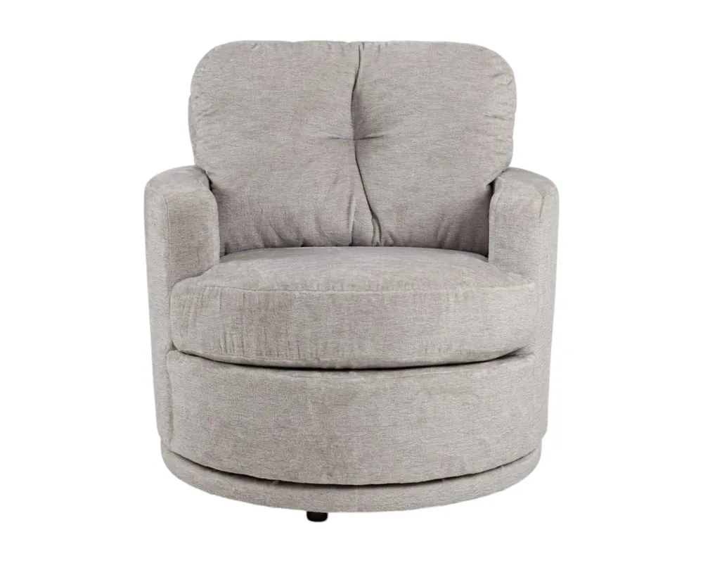 Best Chair Skipper Barrel Swivel Chair in Buff