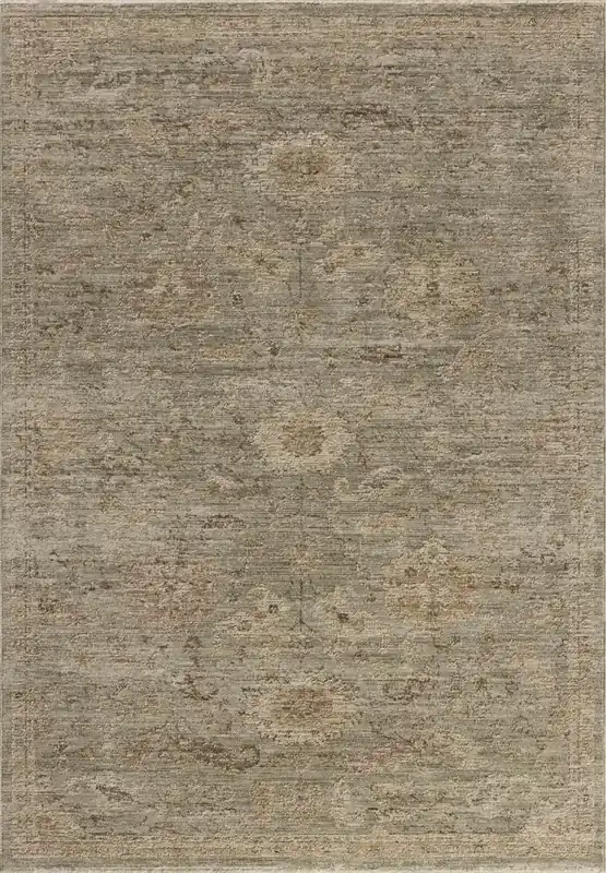 Loloi Willa Rug in Green - 8 x 10