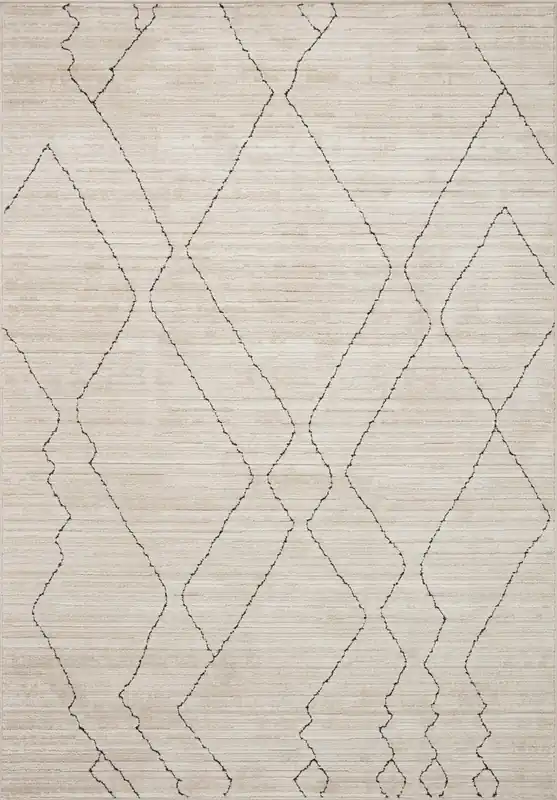Loloi Darby Rug in Beige - 8 x 11