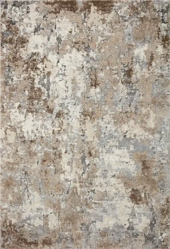 Loloi Theory Rug in Dove/Bark - 8 x 11