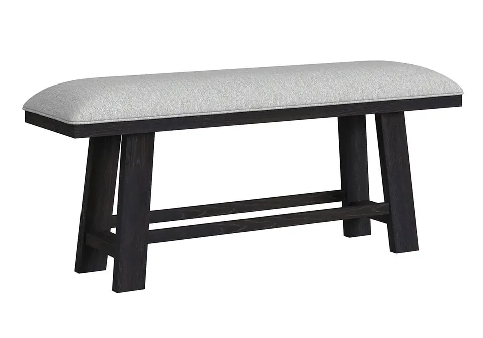Transcend Charcoal 6pc. Counter Height Bench - Dining Room