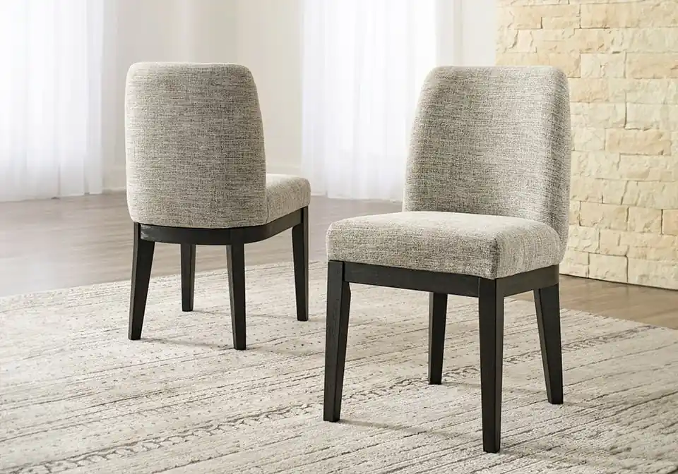 Burkhaus Dark Brown Side Chair - Dining Room