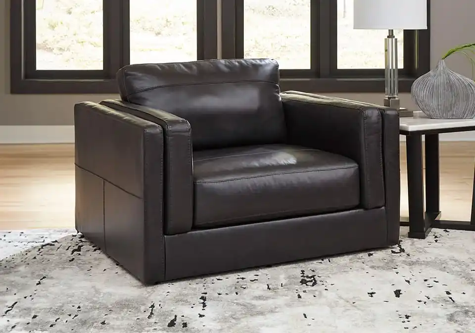 Amiata Onyx Chair & 1/2 - Living Room