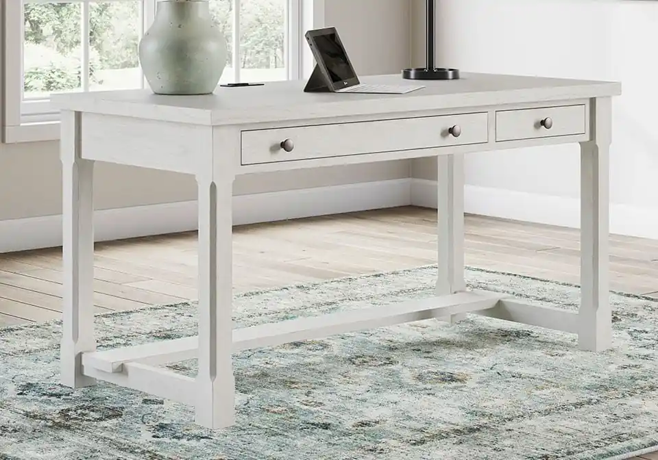 Robbinsdale Antique White Desk - Office & Entertainment