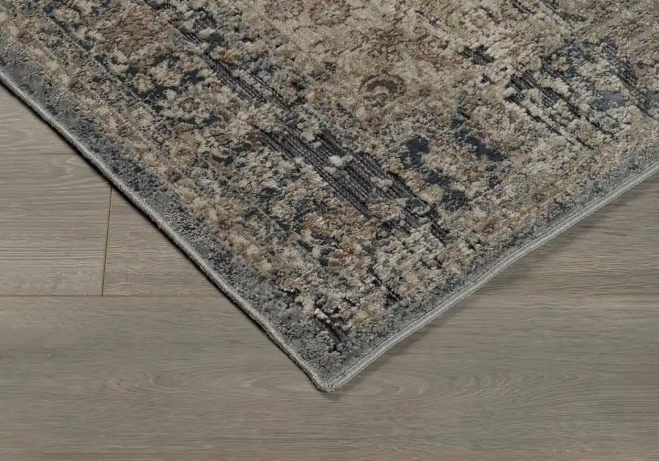 South Blue/Tan Medium Rug - Home Decor