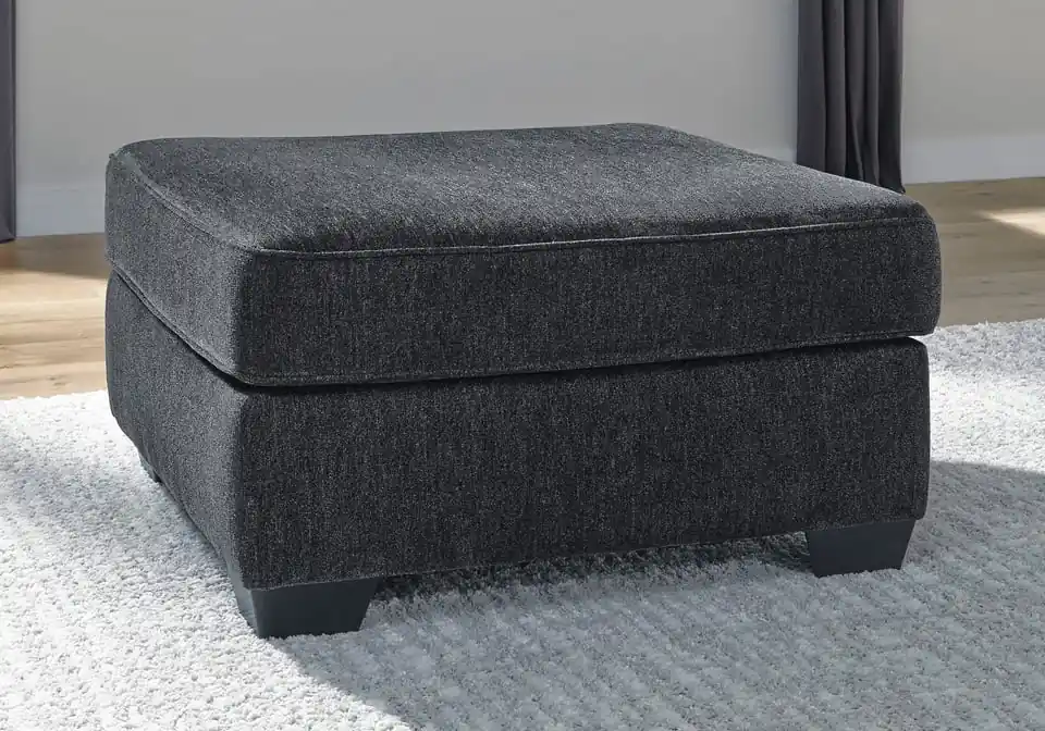 Altari Slate Oversized Ottoman - Living Room