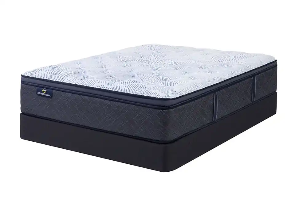 Serta® Perfect Sleeper Blue Lagoon Nights Plush Pillow Top Full Mattress Set - Mattresses