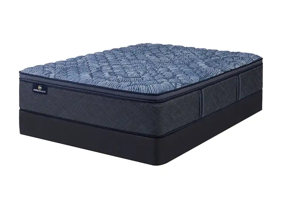 Serta® Perfect Sleeper Cobalt Calm Firm Pillow Top Full Mattress Set - Mattresses