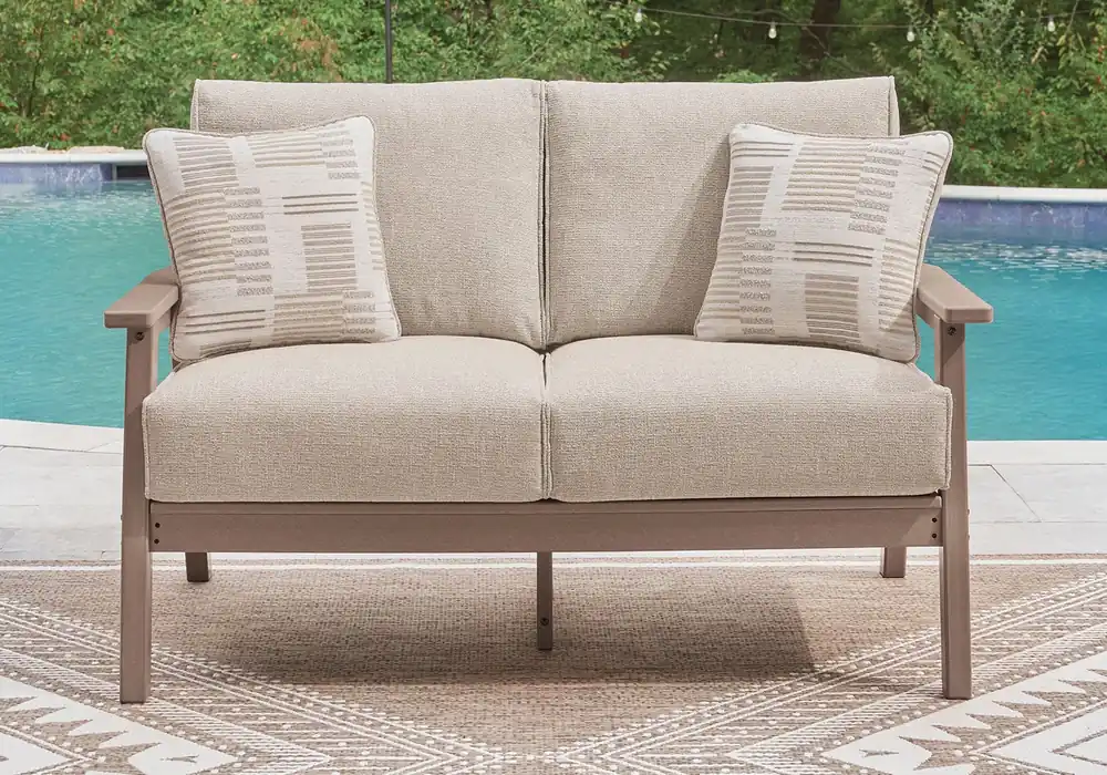 Grover Beach Driftwood Outdoor Love Seat