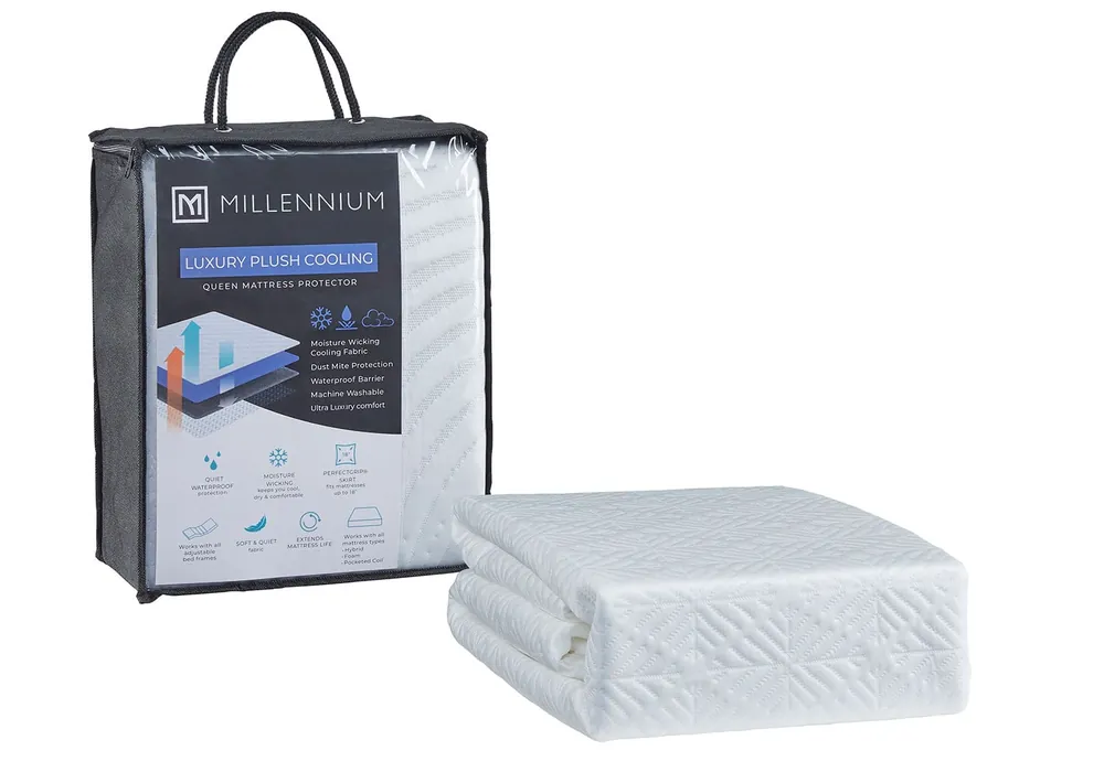 Extra Cooling Full Mattress Protector - Mattresses