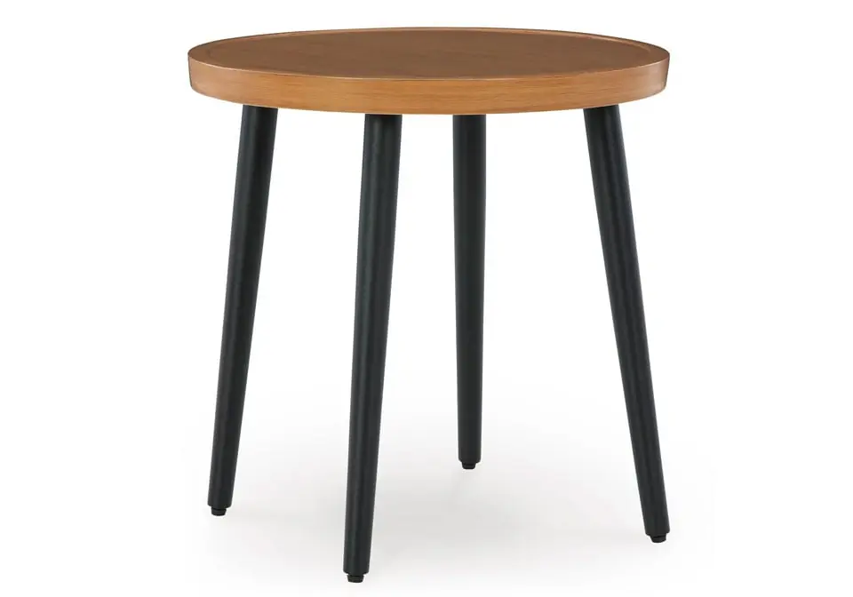 Horizon Hall Green Round End Table - Outdoor
