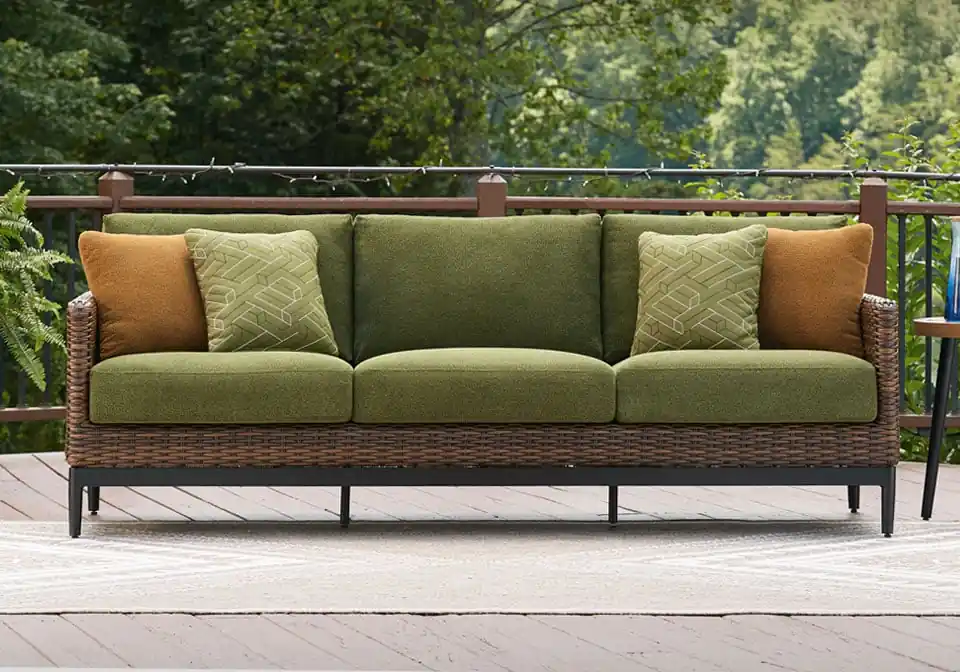 Horizon Hall Green Sofa - Outdoor
