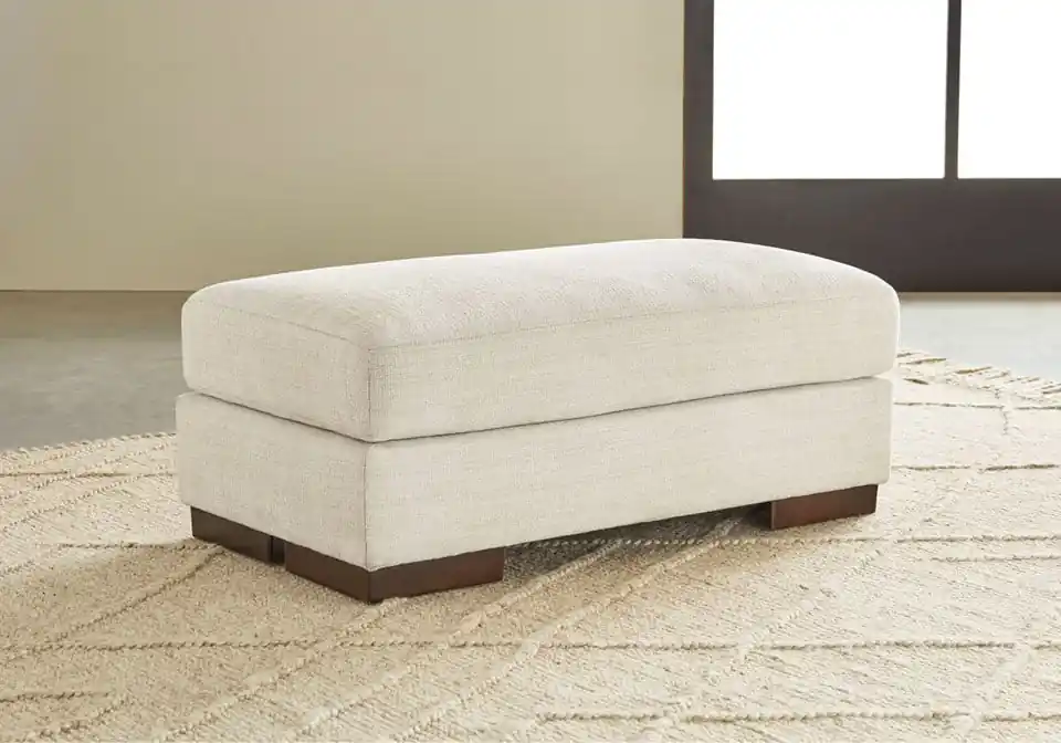 Maggie Birch Ottoman - Living Room