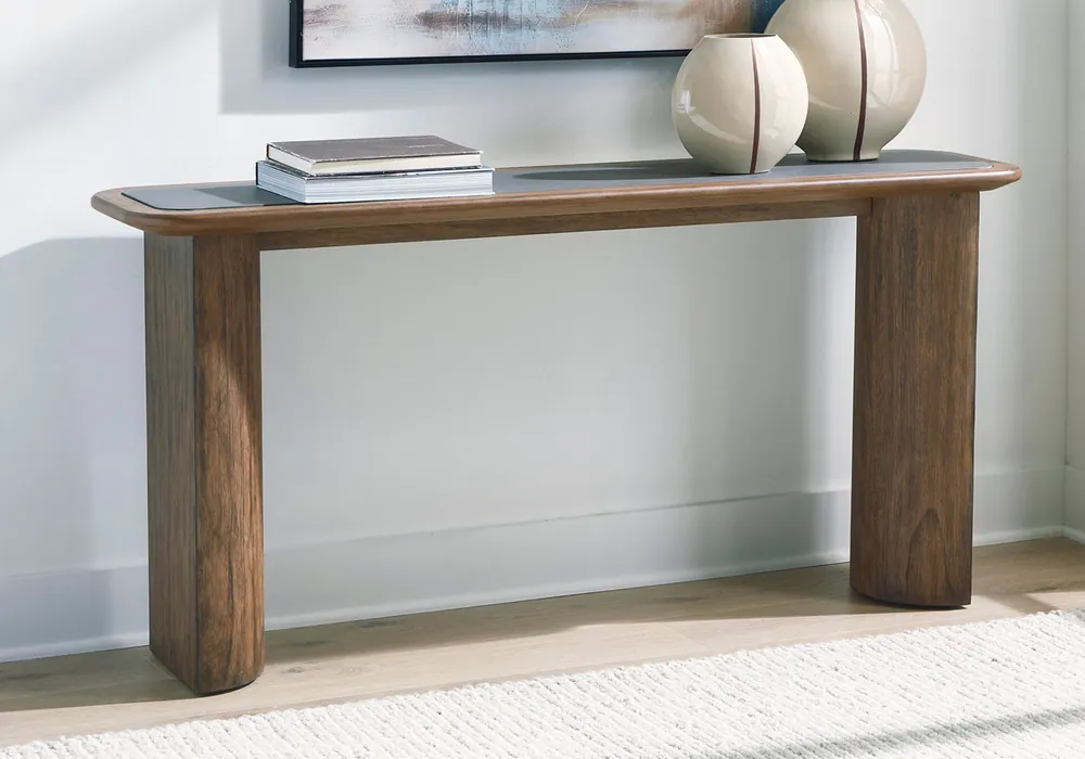 Dontayne Brown Sofa Table - Living Room