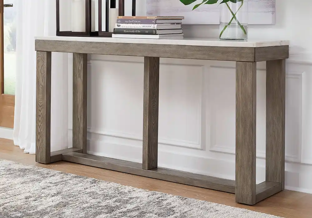 Loyaska Two-Tone Sofa Table