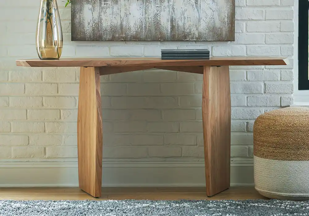 Holward Natural Sofa Table - Living Room