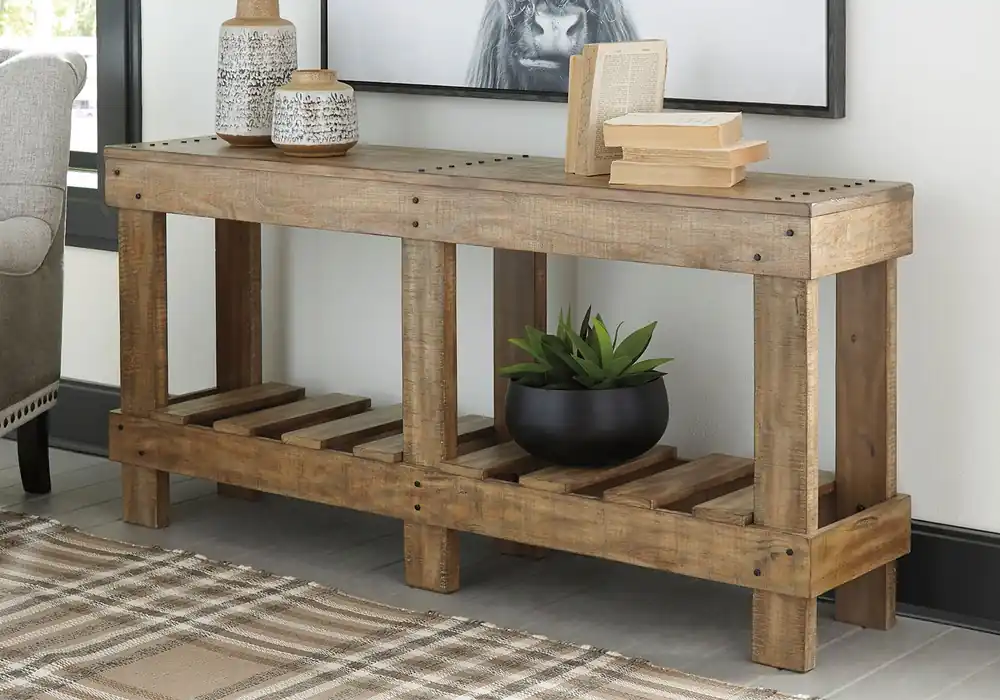 Susandeer Brown Sofa Table - Living Room