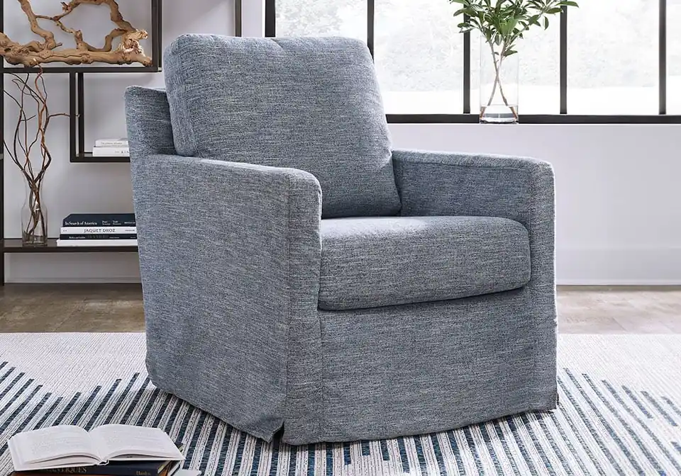 Nenana Denim Accent Chair - Home Decor