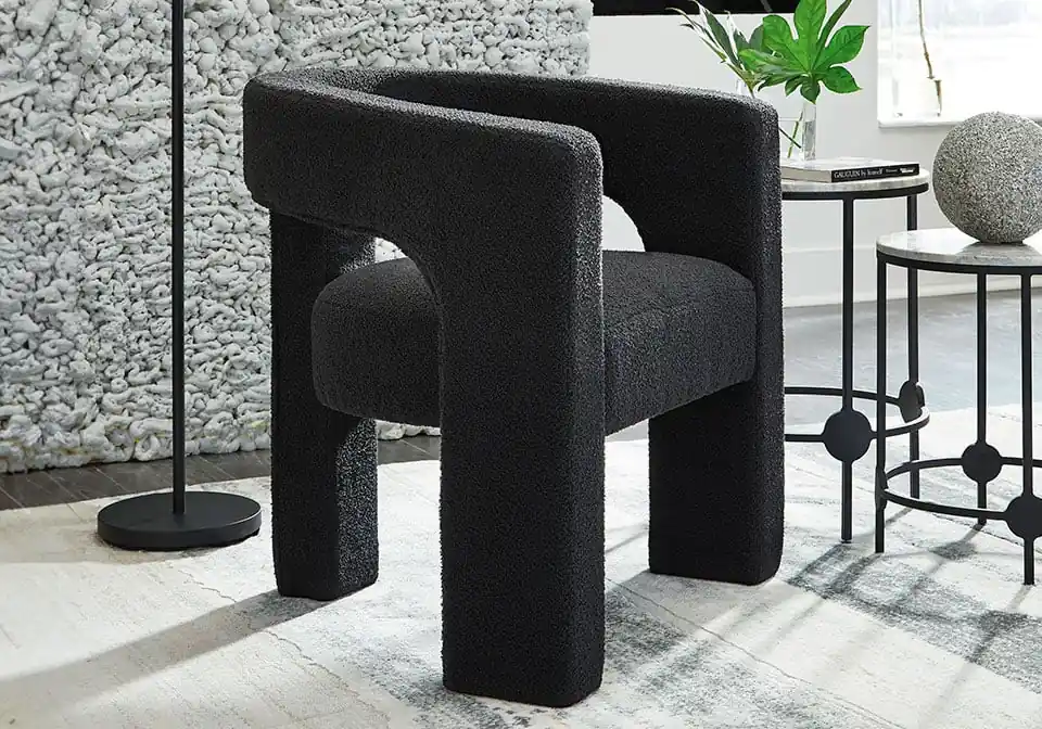 Landick Ebony Accent Chair - Home Decor