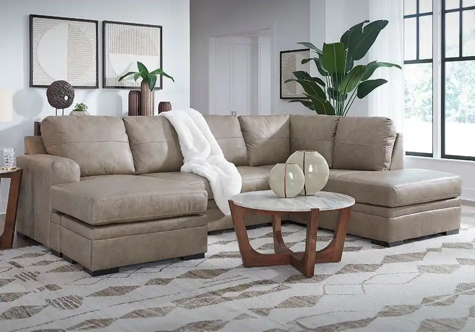 Amuleto Desert LAF Chaise Sectional - Living Room