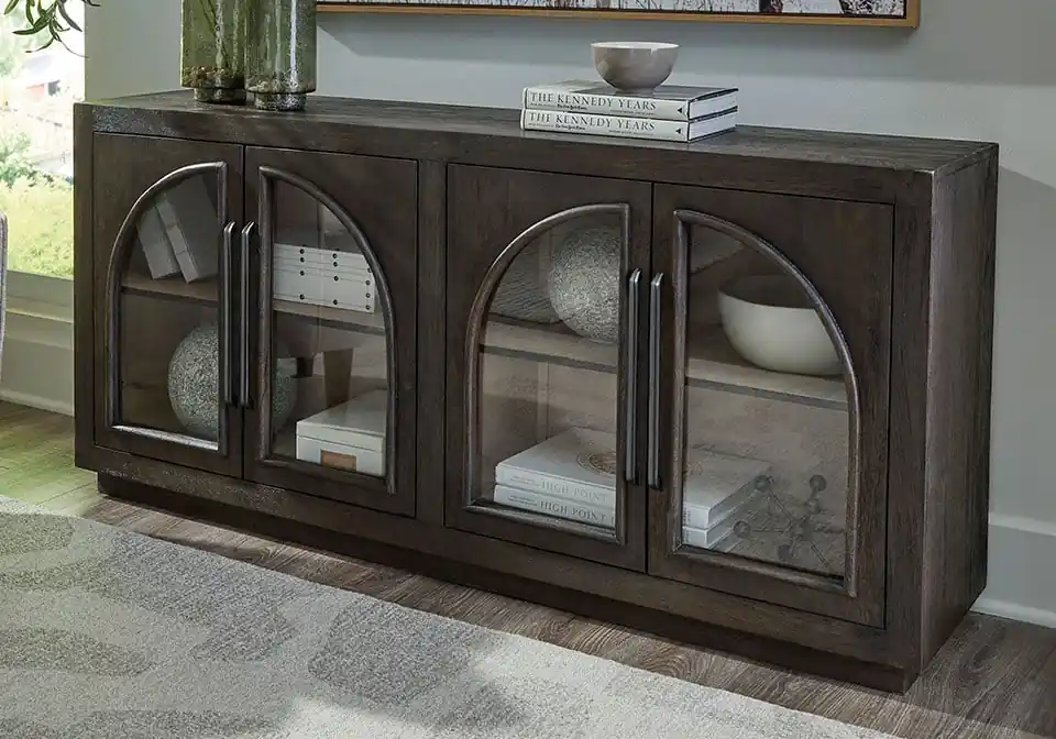 Dreley Grayish Brown Accent Cabinet - Home Decor