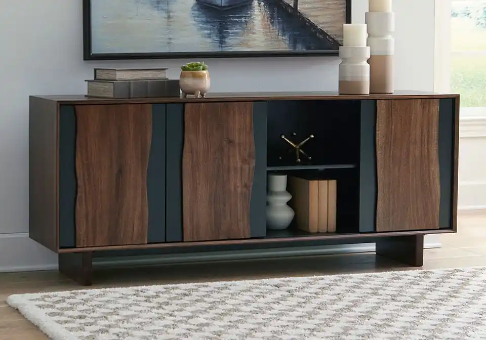Welby Brown Accent Cabinet - Home Decor