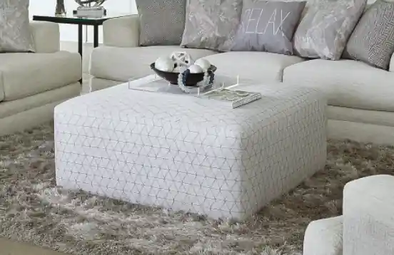 Zeller Spa Cocktail Ottoman - Living Room