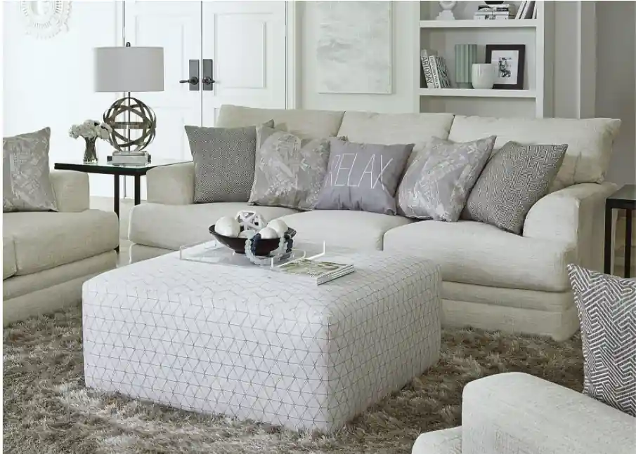 Zeller Cream Sofa - Living Room