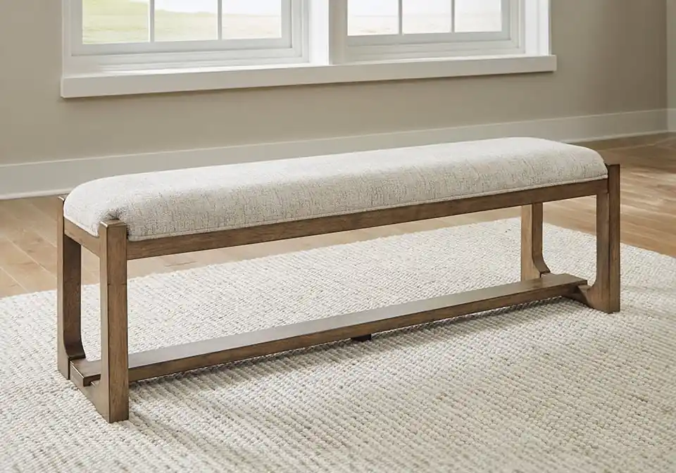 Cabalynn Light Brown Bench - Dining Room