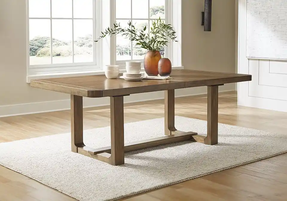 Cabalynn Light Brown Dining Table - Dining Room