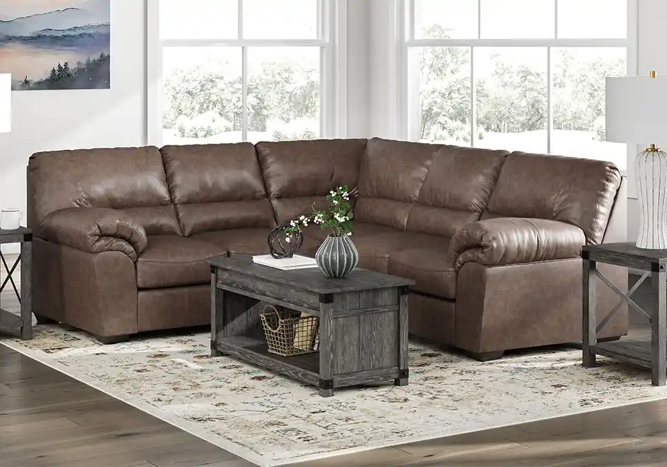 WillowBend Umber 2pc. Sectional - Living Room