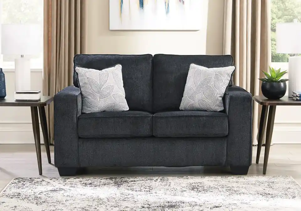 Altari Slate Love Seat - Living Room