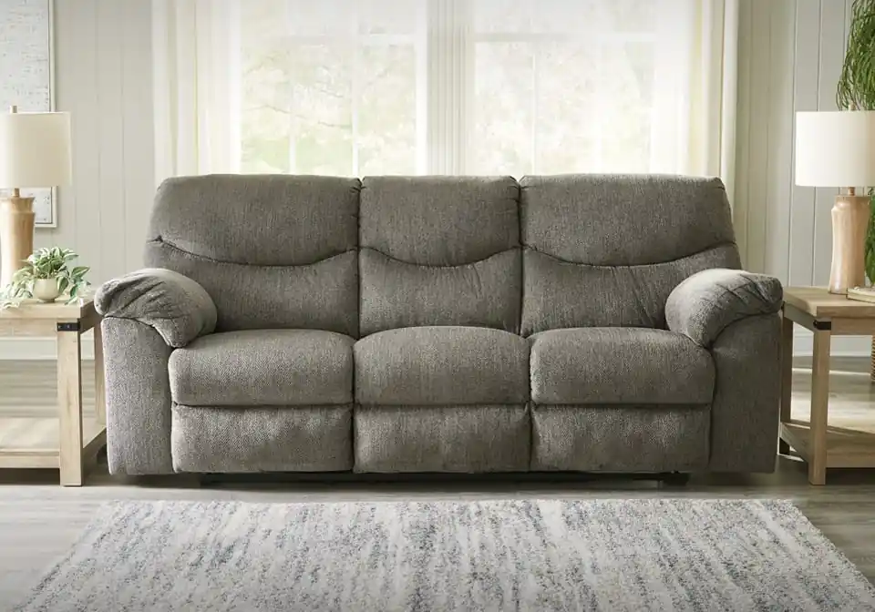 Alphons Putty Reclining Sofa - Living Room