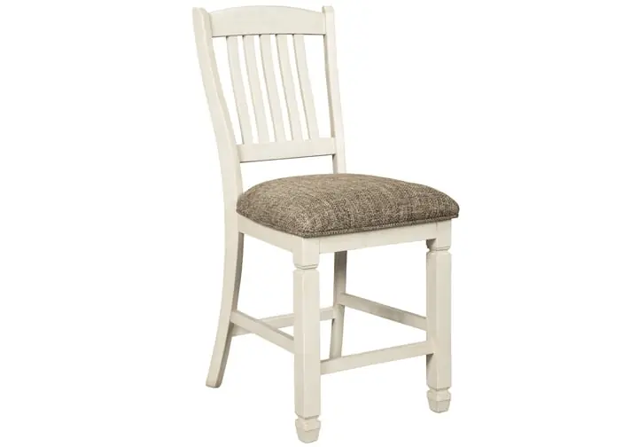 Bolanburg Two-Tone Brown Upholstered Barstool